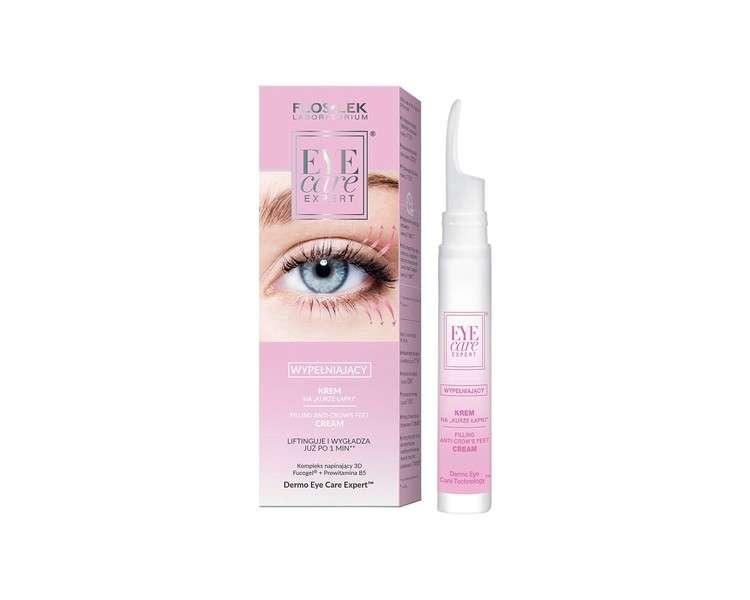 FLOSLEK Anti-Aging Eye Cream 15ml for Dark Circles, Puffiness, Crow's Feet & Swelling - Complex Eye Care - Lifts and Smooths in 1 Minute - For People 30+