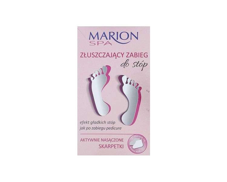 Marion SPA Exfoliating Foot Socks Treatment Socks with 5% Urea