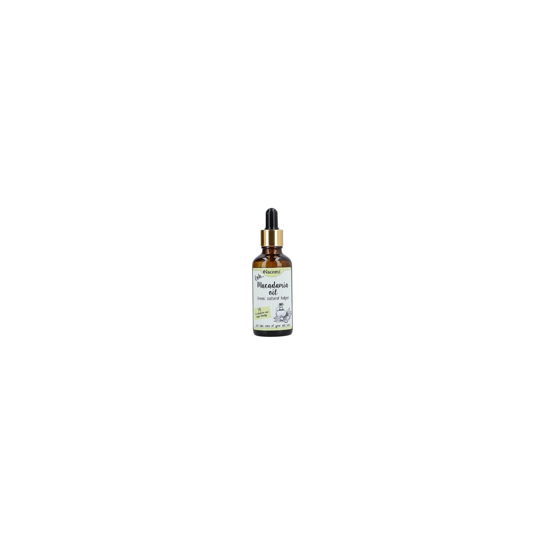 Nacomi Natural Vegan Macadamia Oil with Pipette 50ml