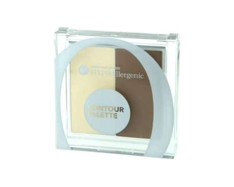 Hypoallergenic Contour Palette No. 01 10g Face Contouring Palette with Highlighter and Bronzer