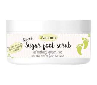 Nacomi Refreshing Green Tea Sugar Foot Scrub 125g