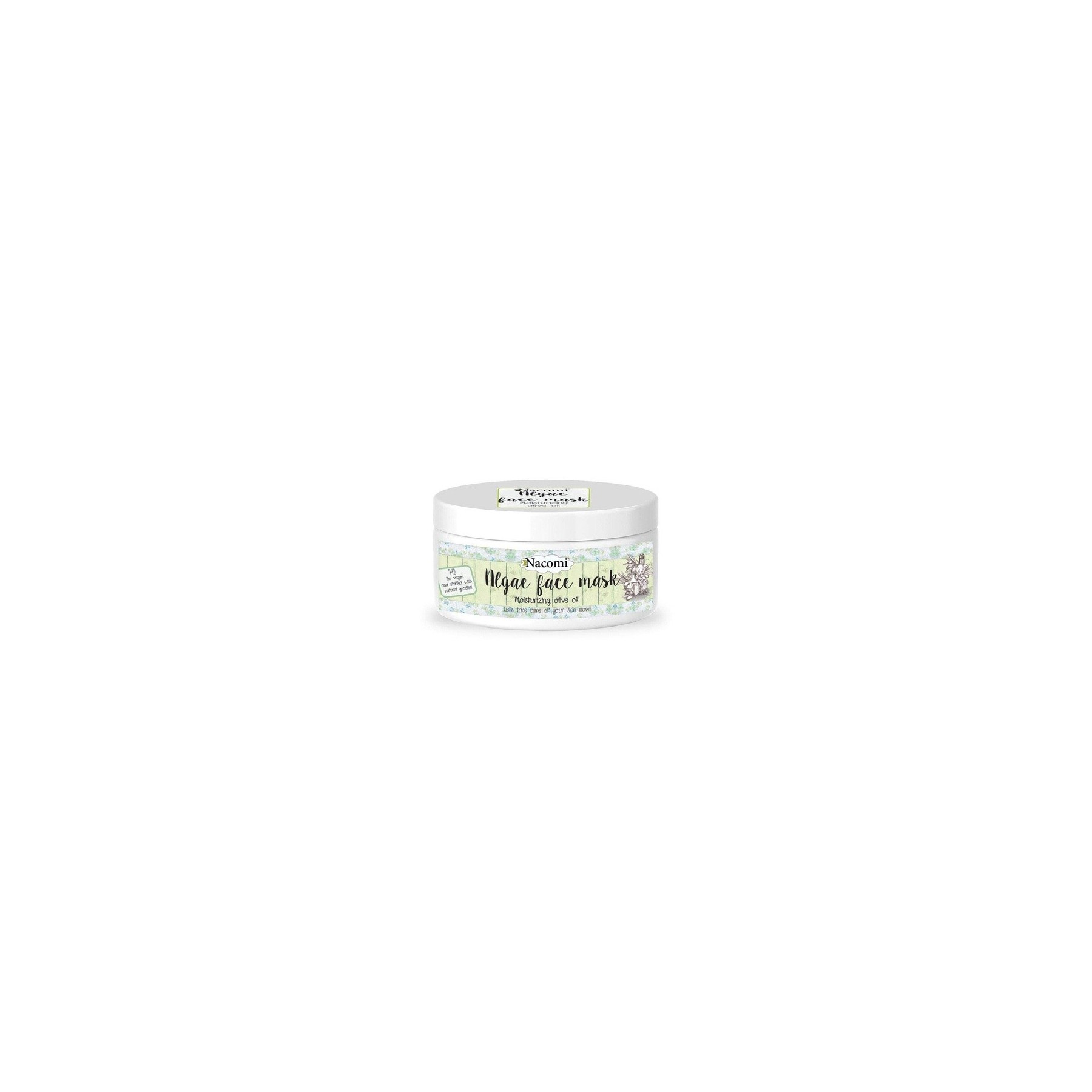 Nacomi Natural Algae Face Mask Moisturizing Olive Oil 42g