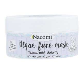 Nacomi Natural Algae Face Mask Redness Relief Blueberry 42g