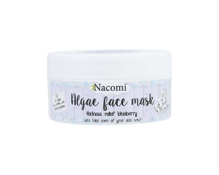 Nacomi Natural Algae Face Mask Redness Relief Blueberry 42g