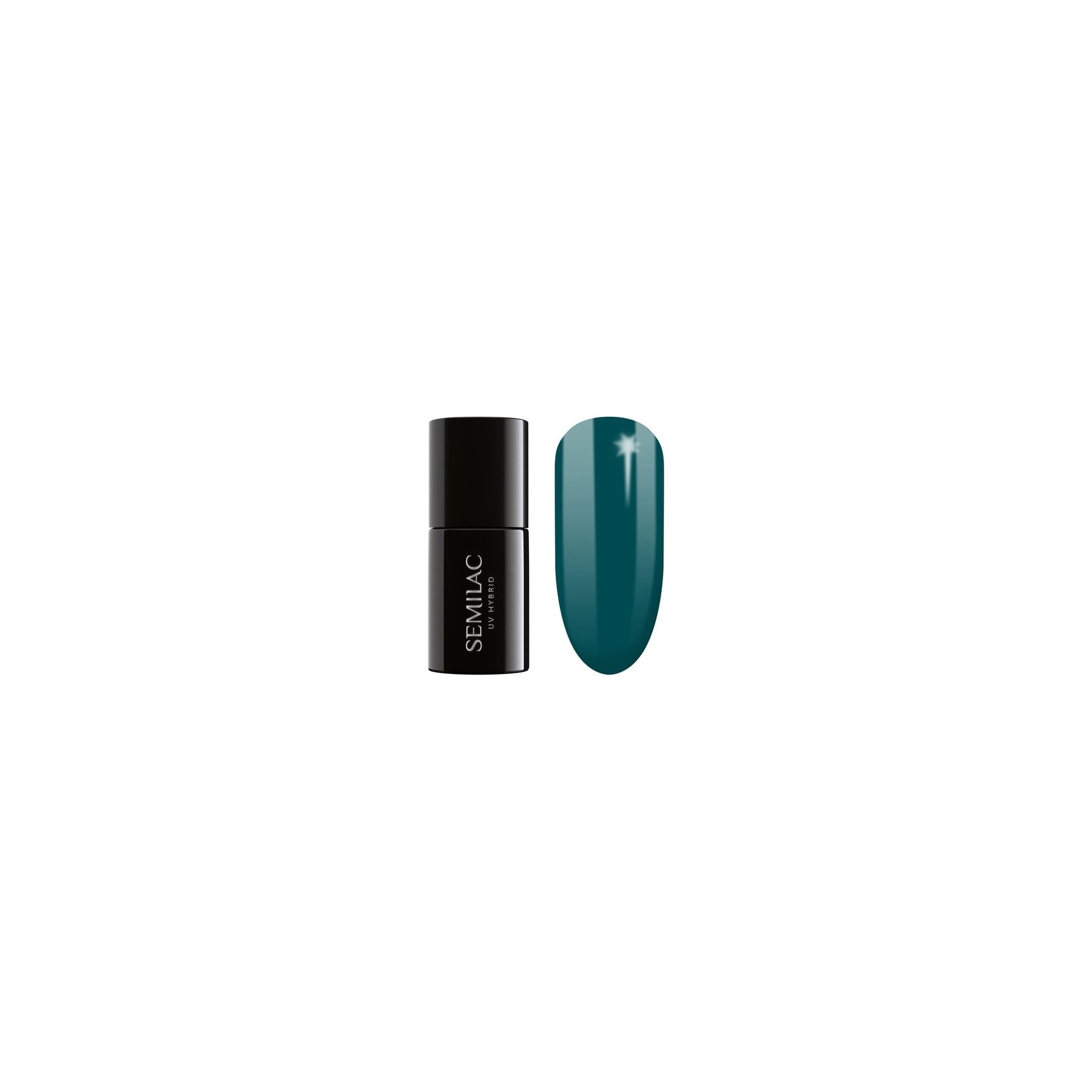 Semilac 074 UV Hybrid Nail Polish Prussian Blue 7ml