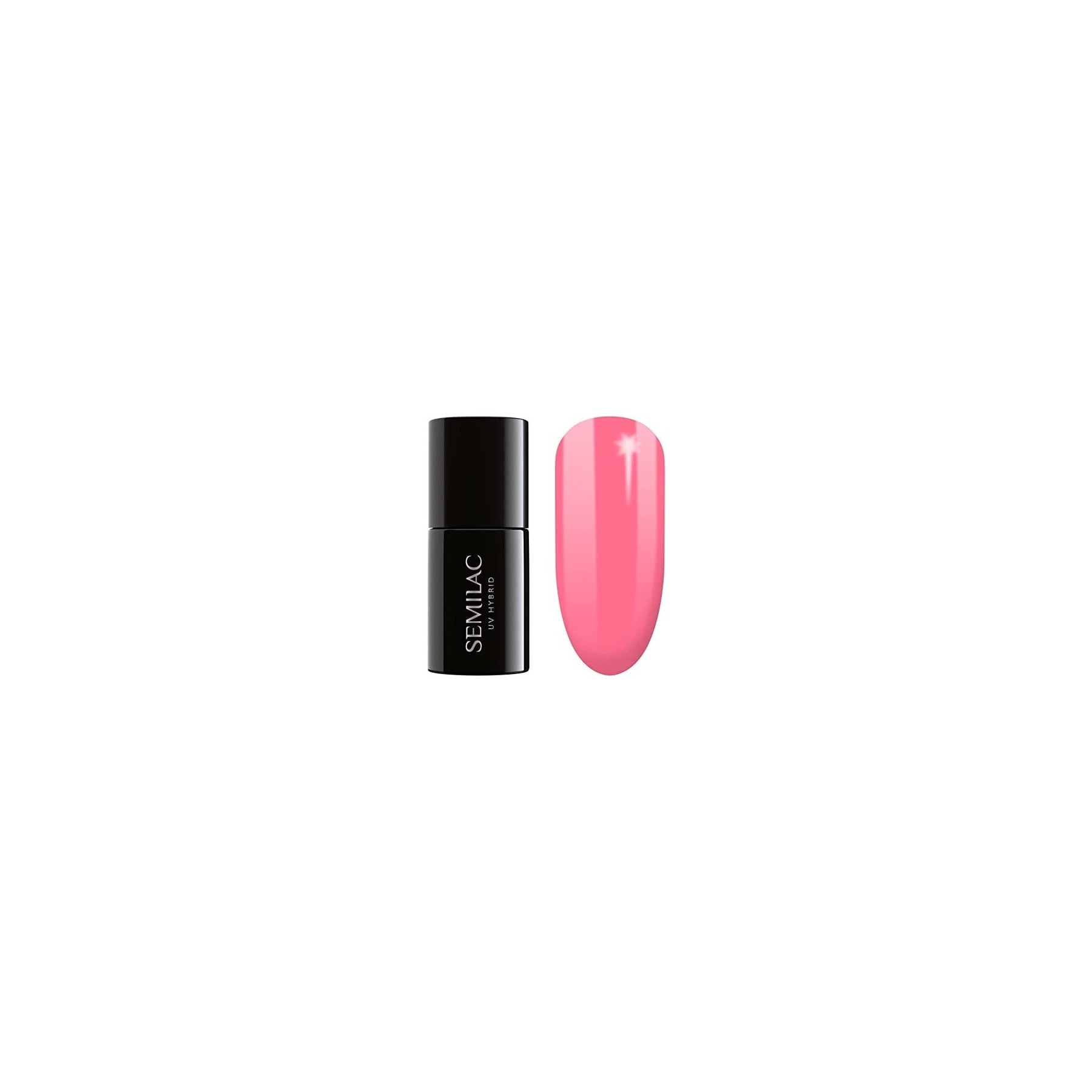 Semilac Intense Pink UV Hybrid Nail Polish 7ml