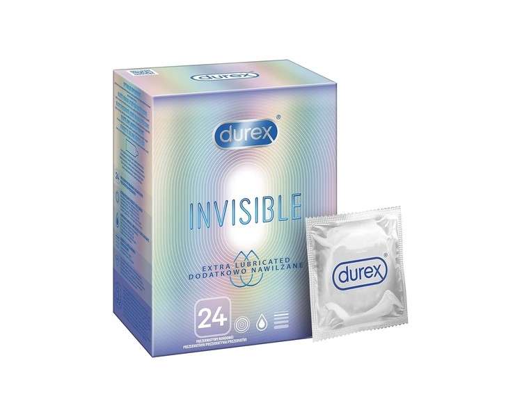 Durex Invisible Condoms Extra Moisturizing