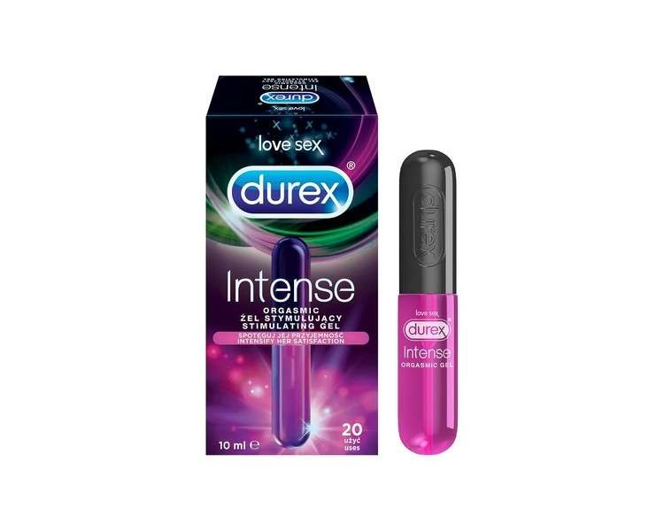 Durex Intense Orgasmic Gel Water-Based Stimulation Gel for a More Intense Orgasm 10ml