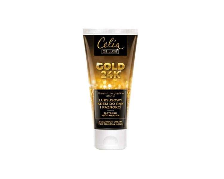 Celia De Luxe Gold 24K Luxury Cream for Hands and Nails 80ml