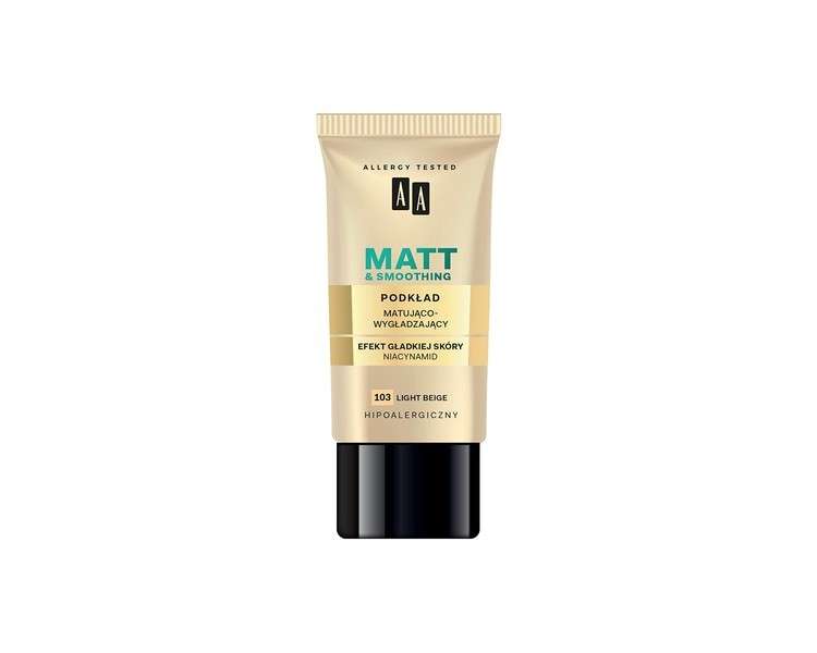 AA Make-up Matt 16H Mattifying and Smoothing Foundation 30ml 101 Ivory by Oceanic