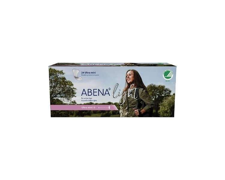 Abena Light Premium Incontinence Pad Ultra Light Absorbency Size 0 240 Count