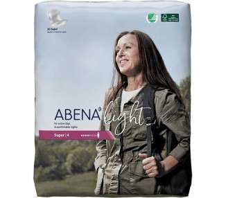 Abena Light Premium Incontinence Pads Size 4 30 Count