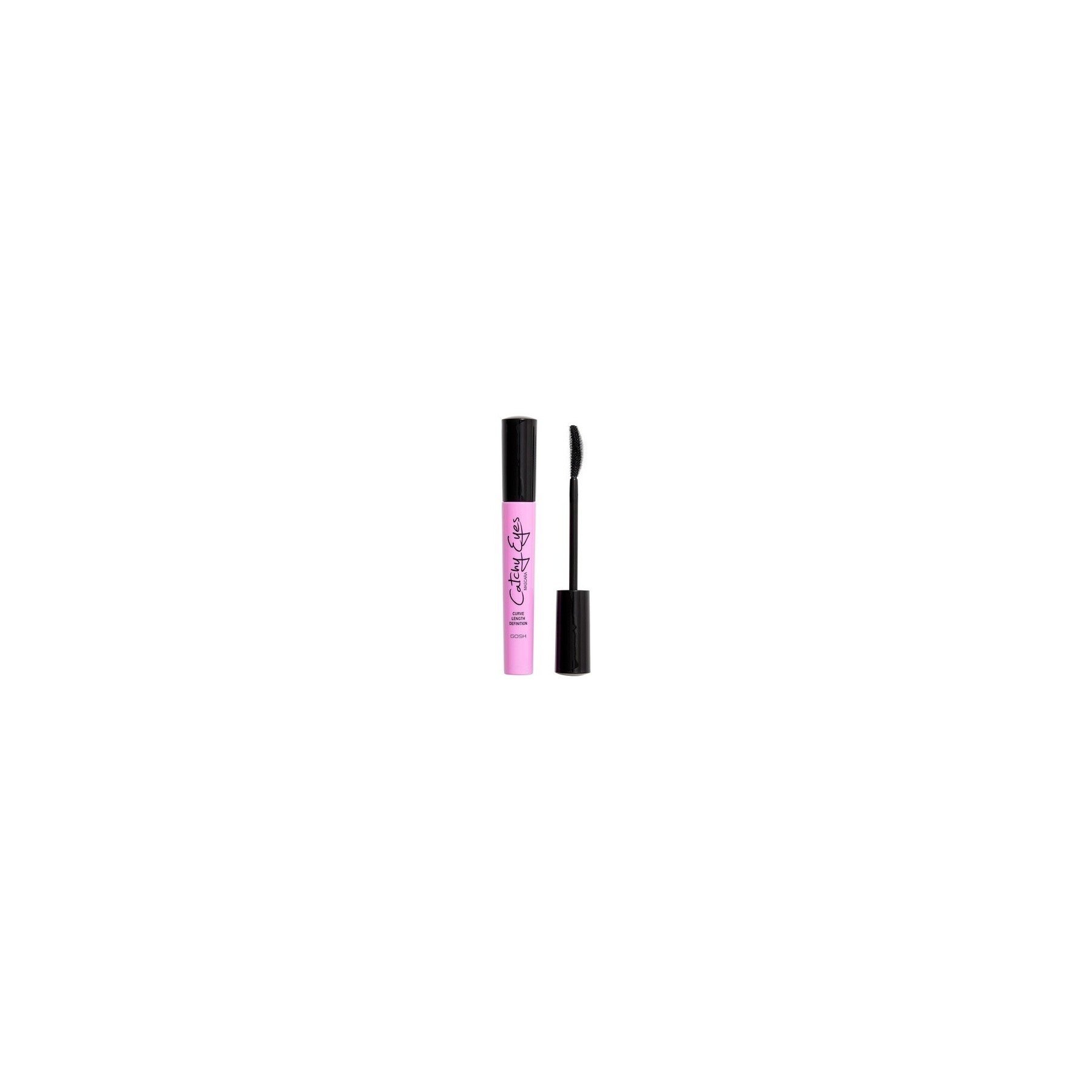 GOSH Catchy Eyes Mascara for Curled and Defined Lashes - Intense Black 001