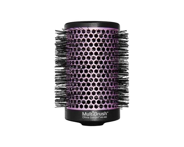 Olivia Garden Multibrush Detachable Barrel Purple 66mm