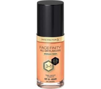Max Factor Facefinity 3-in-1 All Day Flawless Liquid Foundation SPF 20 85 Caramel 30ml