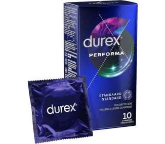 Durex Performa Condoms with 5% Benzocaine Gel for Longer Lasting Pleasure