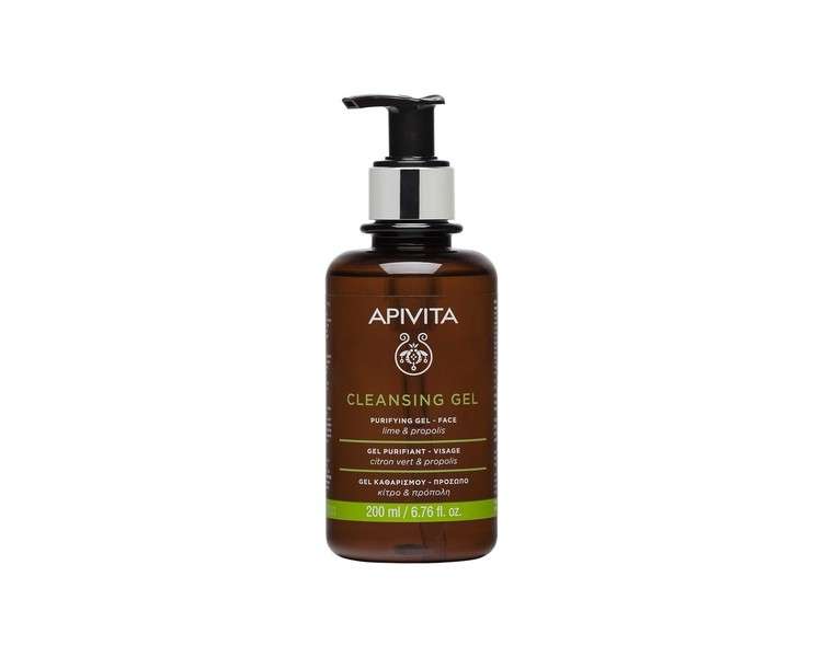 Apivita Cleansing Gel with Propolis and Lime 200ml