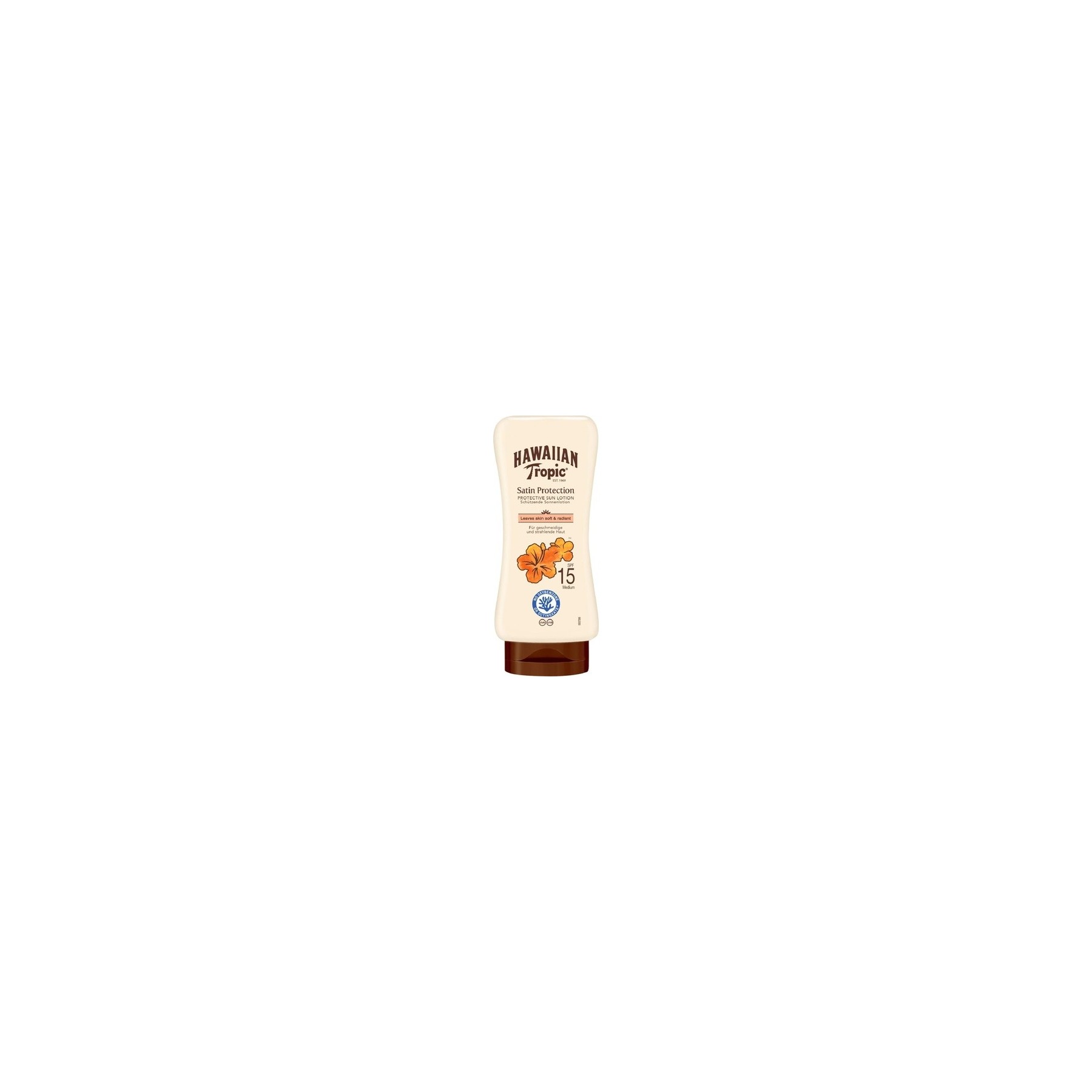 Hawaiian Tropic Satin Protection Sun Lotion with Mango and Shea Butter SPF 15 180ml