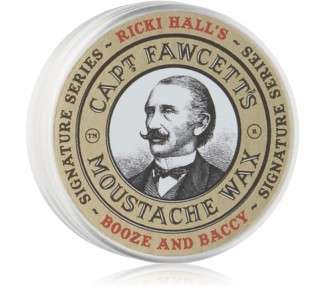 Captain Fawcett's Ricki Hall's Booze & Baccy Moustache Wax