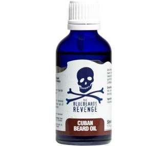 The Bluebeards Revenge Cuban Blend Beard Oil for Men Vegan Friendly Soften and Condition Beard Growth 50ml