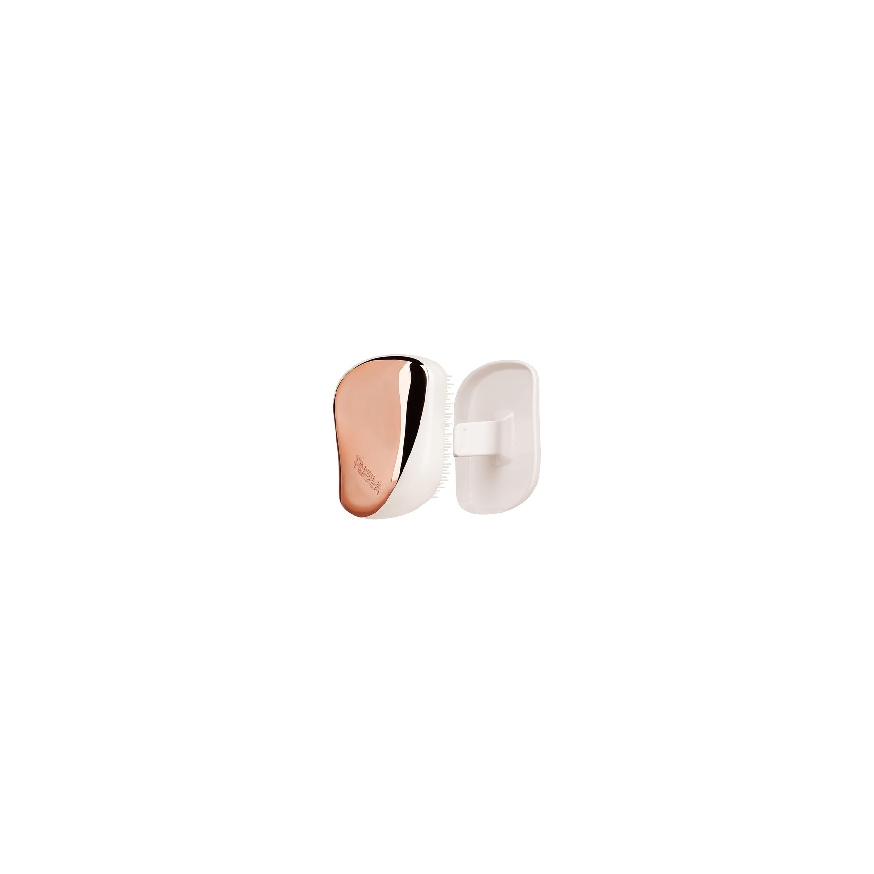 Tangle Teezer Compact Rose Gold Ivory Black