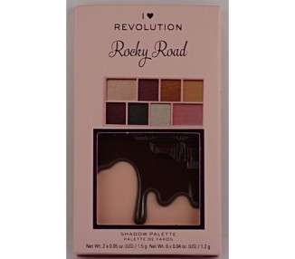 I Heart Makeup Revolution Mini Eyeshadow Palette Rocky Road 10.2g