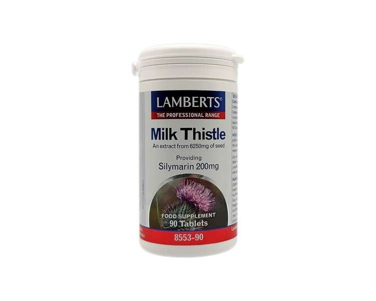 Lamberts Milk Thistle 8500mg 90 Tablets