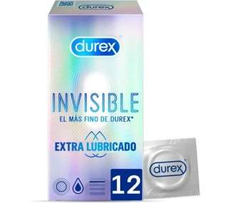 Durex Invisible Extra Lubricated Condoms