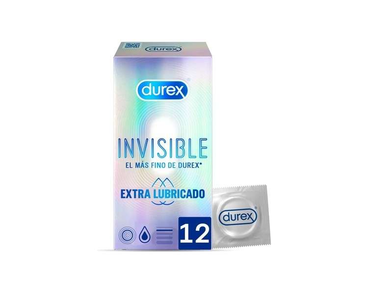 Durex Invisible Extra Lubricated Condoms