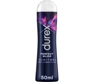Durex Perfect Glide Lubricant for Long Lasting Glide Suitable for Vaginal Dryness and Intercourse Silicone Based Lubricant Condom Compatible Silky Smooth Texture 50ml