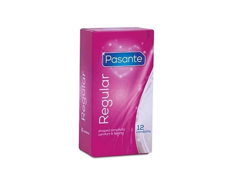 Pasante Regular Condoms 12 Count - Pack of 12