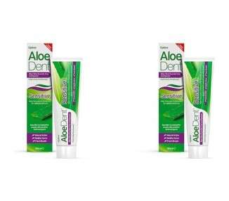 Aloe Dent Sensitive Aloe Vera Toothpaste Fluoride Free 100ml