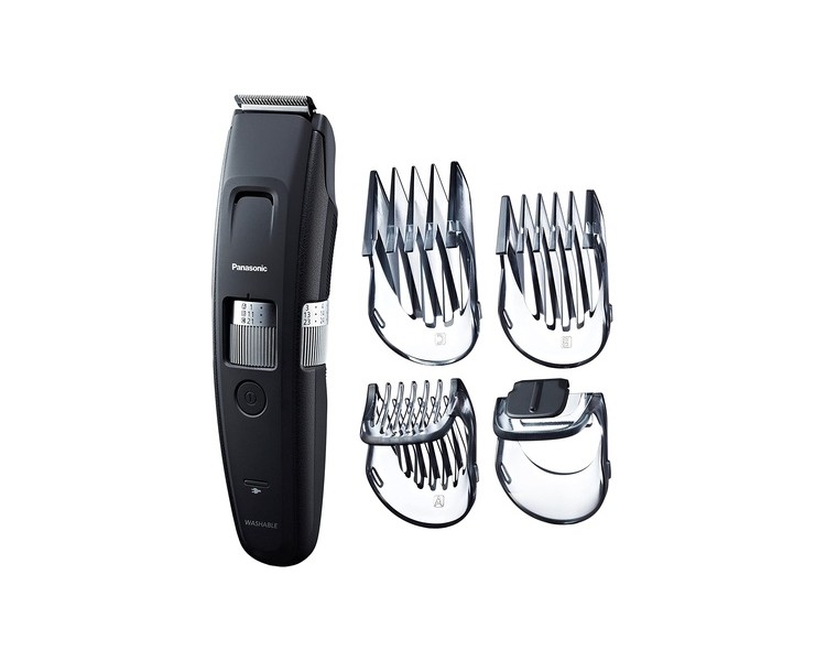Panasonic Beard Hair Trimmer with Comb-Shaped Blade Design 58 Cutting Lengths Black ER-GB96-K503
