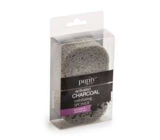 Charcoal Infused Exfoliating Sponge for Smooth Skin - Exfoliates - All Skin Types