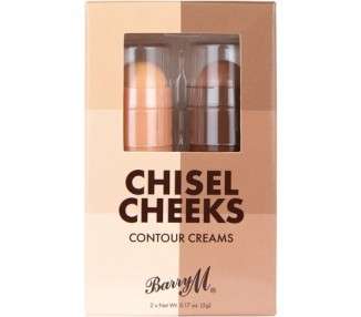 Barry M Cosmetics Chisel Cheeks Contour Creams 2 Count