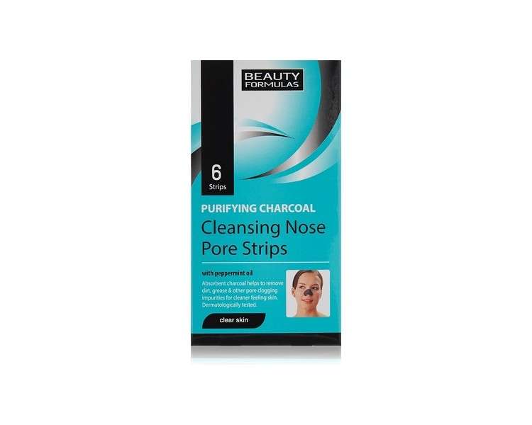 Beauty Formulas Purifying Charcoal Deep Cleansing Nose Pore Strips