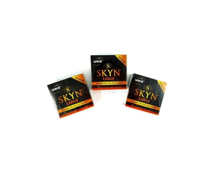 SKYN Large King Size XL XXL Condoms Latex-Free 9 Condoms - Pack of 3