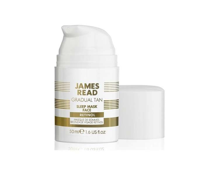 James Read Sleep Mask Overnight Gradual Tan for the Face with Retinol Light to Medium Tone 50ml
