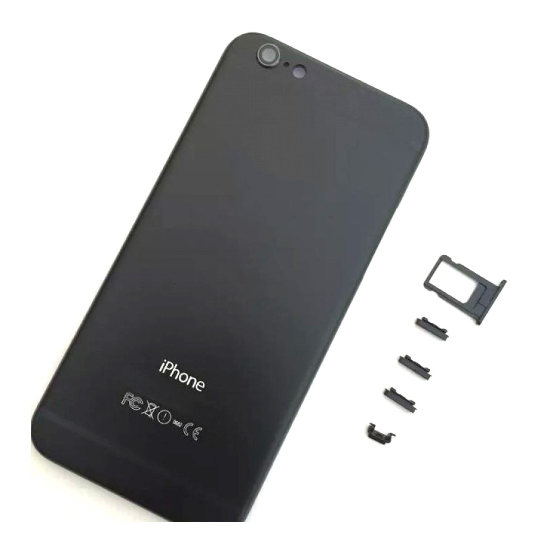 Chasis Carcasa Marco Para iPhone 5S Estilo iPhone 6S Negro