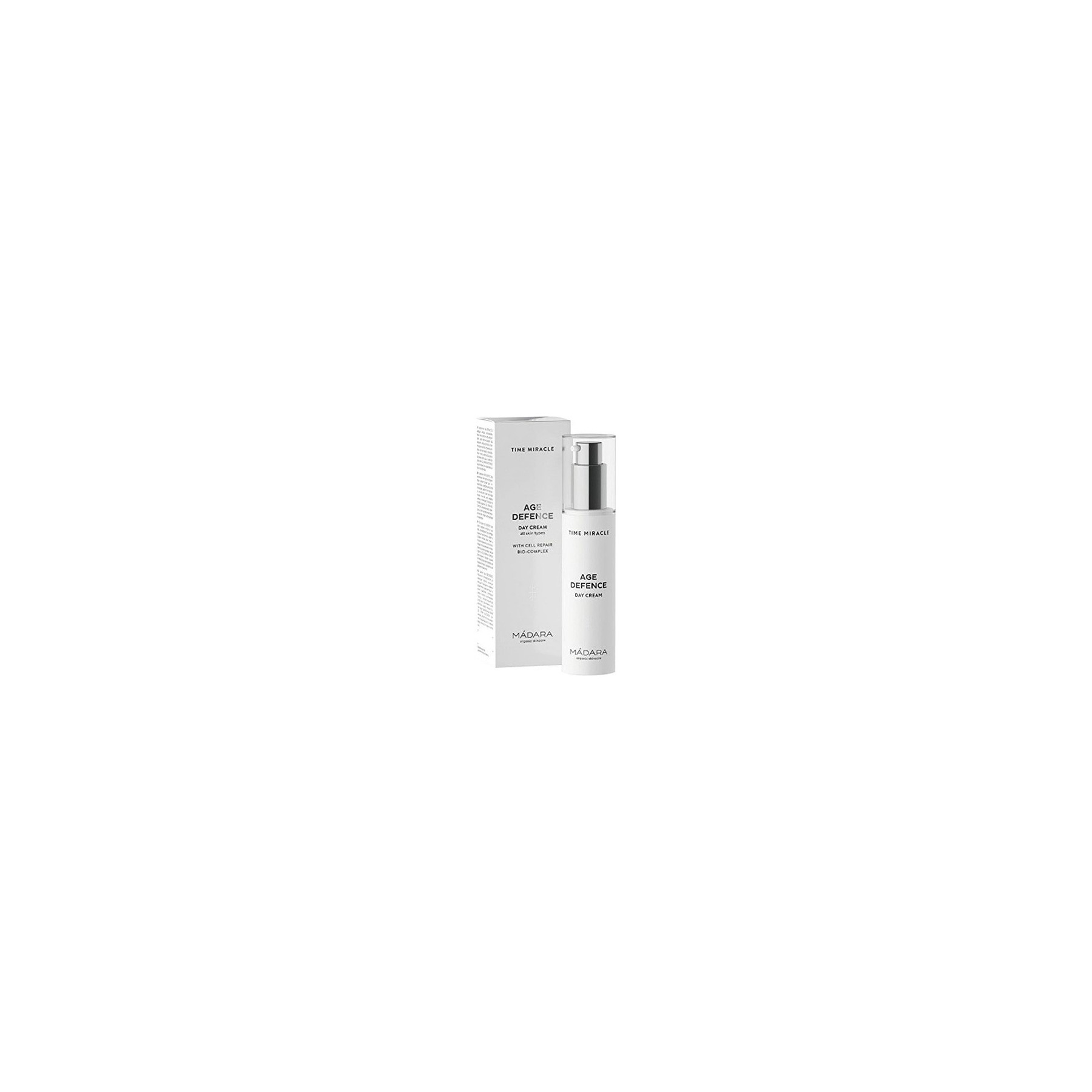 MÁDARA Organic Skincare Time Miracle Age Defence Day Cream with Hyaluronic Acid and Cellular Bio-Complex 50ml