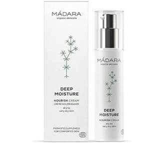 MÁDARA Deep Moisture Nourish Cream for Dry to Very Dry Skin 50ml
