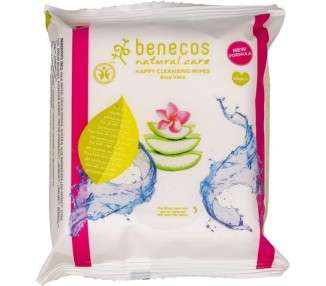 Benecos Vegan Face Cleansing Wipes 25 Pieces