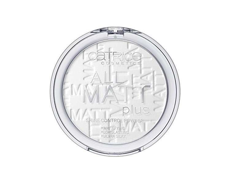 Catrice All Matt Plus Shine Control Powder 10g - No. 001 Universal for Combination Skin