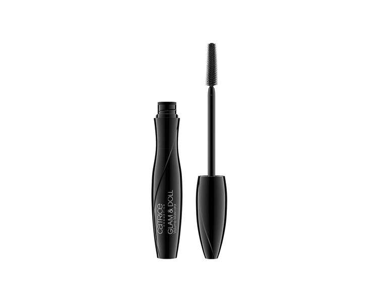 Catrice Glam&Doll Volume Mascara 010 Black Volume-Shaping Defining Extended Matte Vegan No Microplastic Particles Nano Particles Free Perfume-Free 10ml
