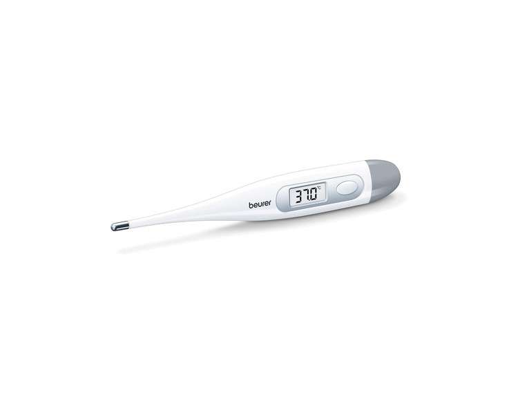 Beurer FT9 Digital and Body Thermometer Waterproof LCD Display with +/- 1ºC Range and Acoustic Signal White