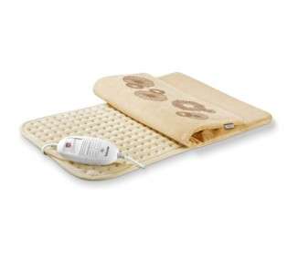 Beurer HK 45 Cosy Heating Pad with 3 Illuminated Temperature Levels and Soft Micro-Plush Heating Element