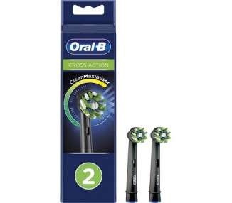 Oral-B Cross Action Black Electric Brush Heads