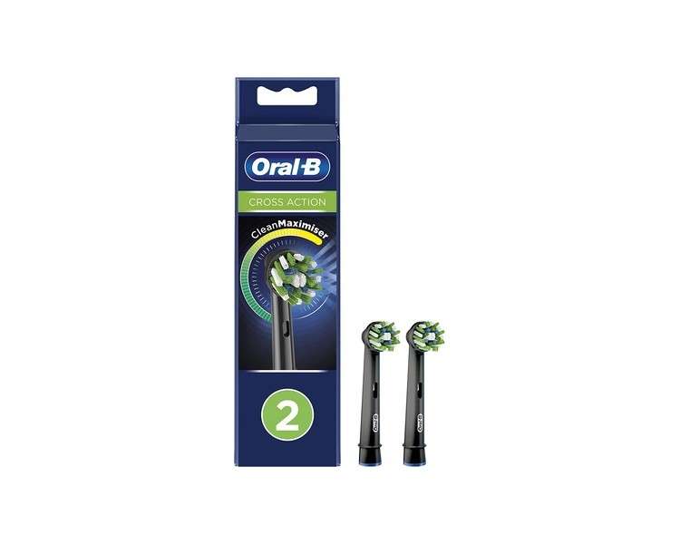 Oral-B Cross Action Black Electric Brush Heads