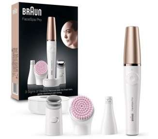 Braun Face Spa Pro 3-in-1 Facial Epilator Cleansing & Skin Toning Device