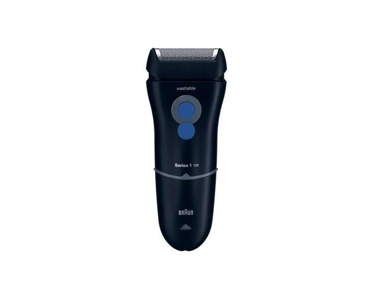 Braun Series 1 Electric Shaver Ideal for First Shave Effective and Convenient Gift Idea 130s-1 Blue Night